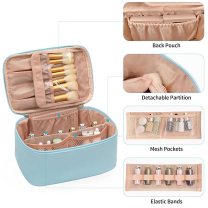 Organizador de Maquillaje Portátil con Divisores