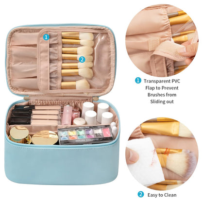 Organizador de Maquillaje Portátil con Divisores