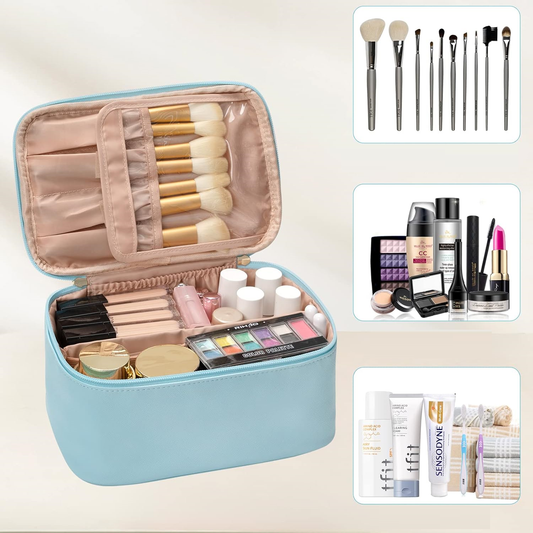 Organizador de Maquillaje Portátil con Divisores