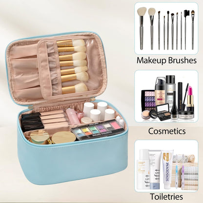 Organizador de Maquillaje Portátil con Divisores
