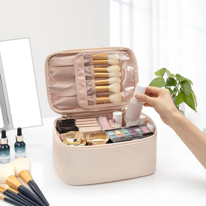Organizador de Maquillaje Portátil con Divisores
