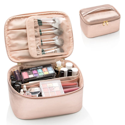 Organizador de Maquillaje Portátil con Divisores