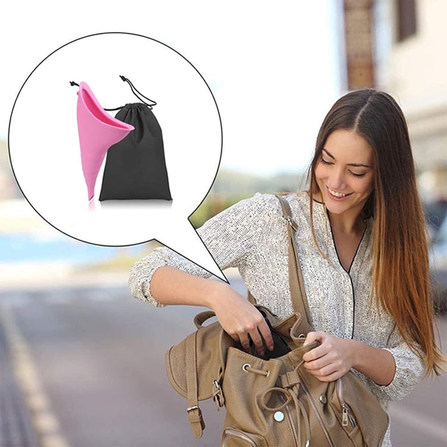 Orinal Reutilizable para Mujeres LadyGo™ + Bolsa Gratis
