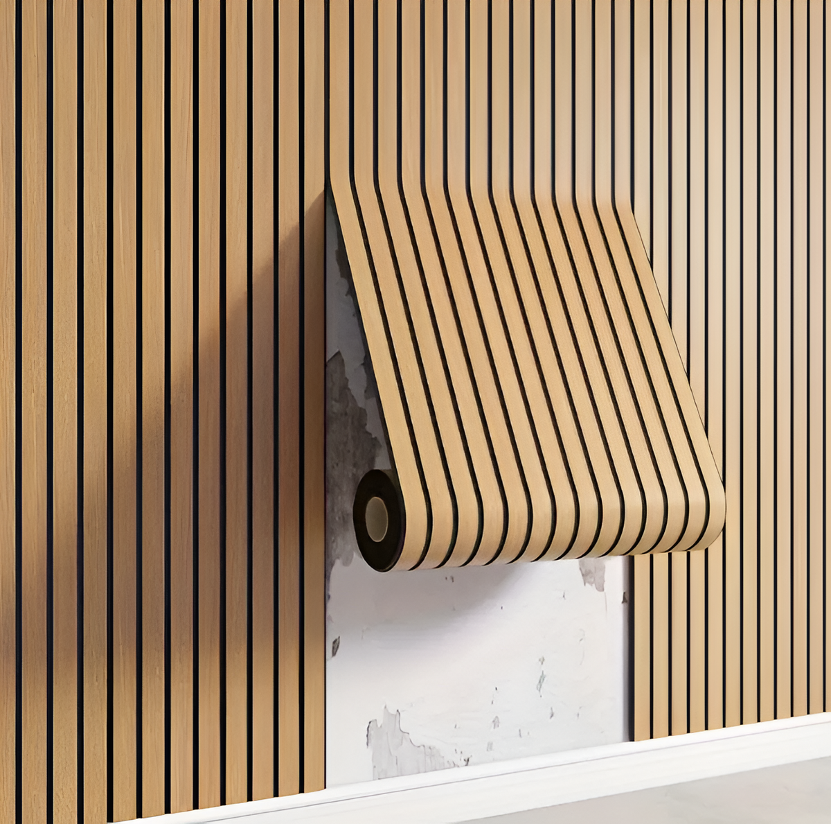 Paneles de pared 3D – Paneles autoadhesivos de PVC con textura realista de madera