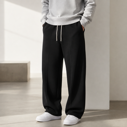 Pantalón de chándal holgado y largo