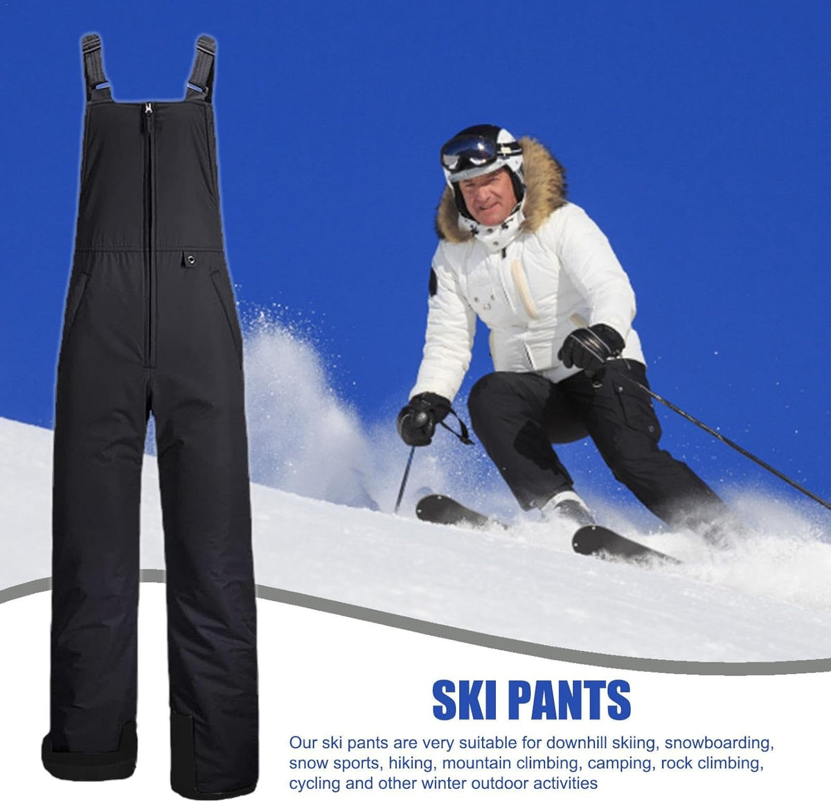Pantalón de nieve impermeable y con aislamiento
