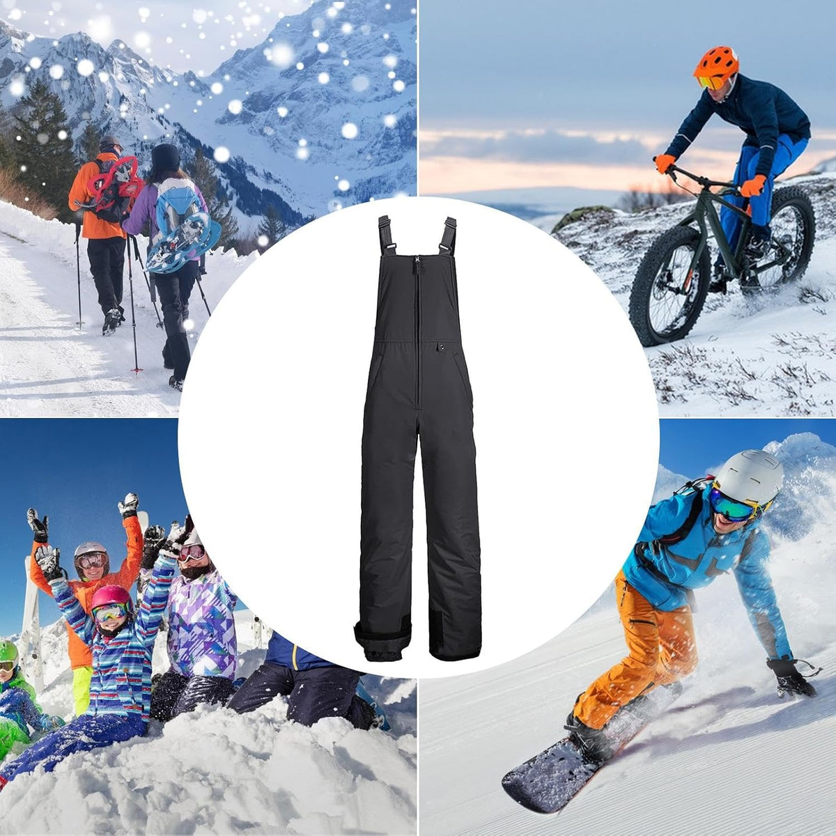 Pantalón de nieve impermeable y con aislamiento