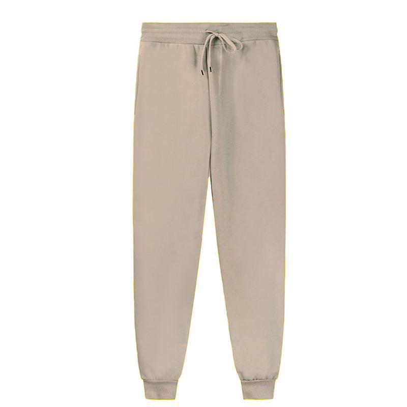 Pantalón jogger de tiro alto y corte holgado para mujer con cintura elástica, cordón ajustable y puños acanalados