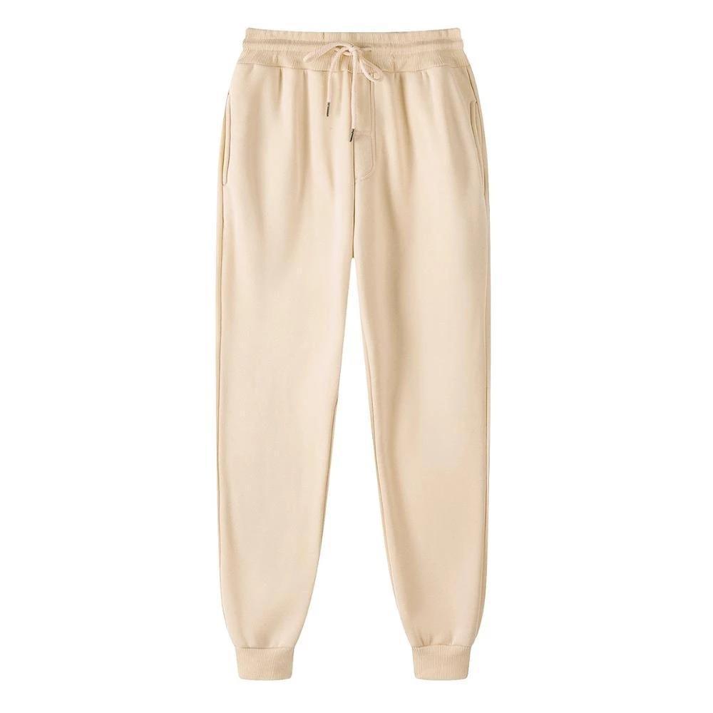 Pantalón jogger de tiro alto y corte holgado para mujer con cintura elástica, cordón ajustable y puños acanalados