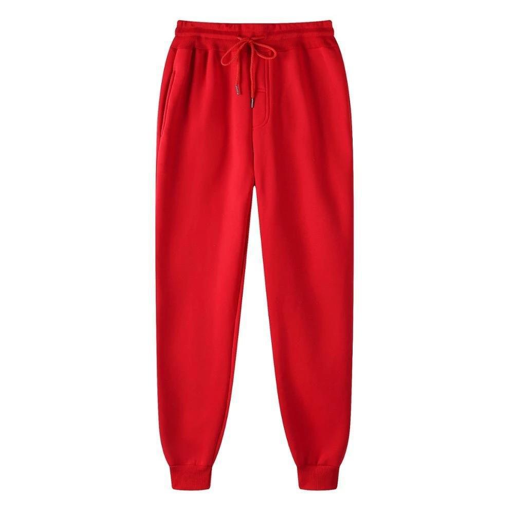 Pantalón jogger de tiro alto y corte holgado para mujer con cintura elástica, cordón ajustable y puños acanalados