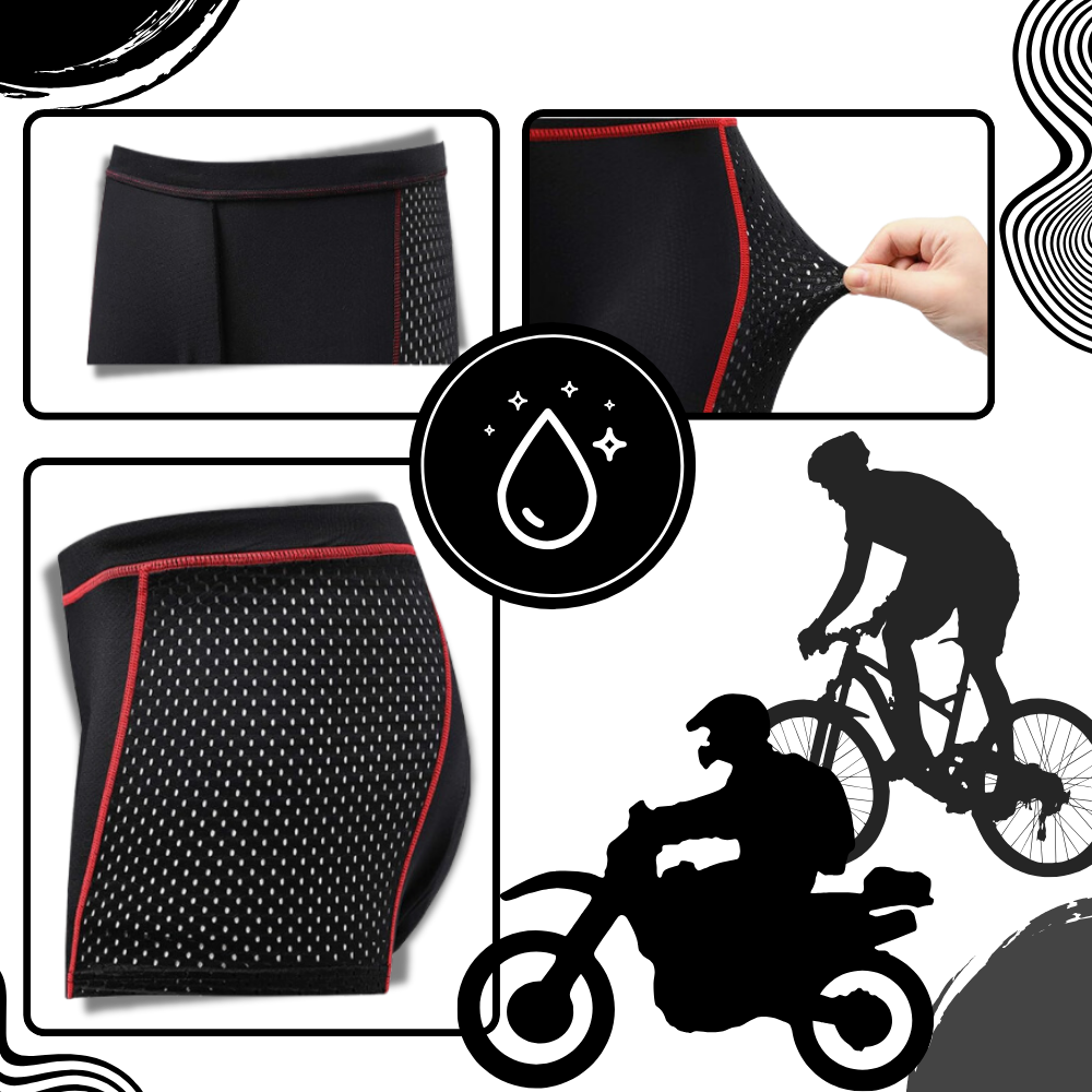 Pantalones cortos de ciclismo acolchados sin costuras