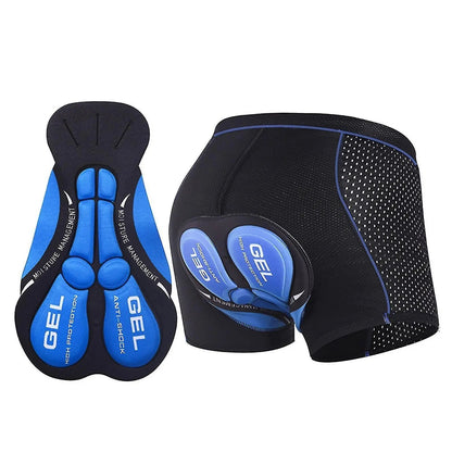 Pantalones Cortos de Ciclismo con Almohadilla de Gel para Paseos de Larga Distancia
