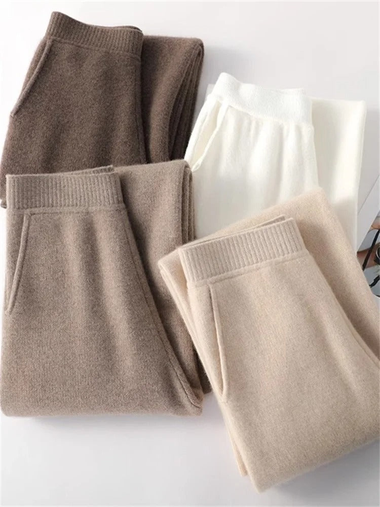Pantalones de Cachemira para Mujer 3Leaves