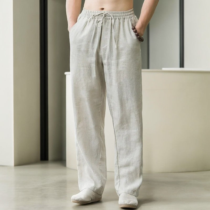 Pantalones de lino