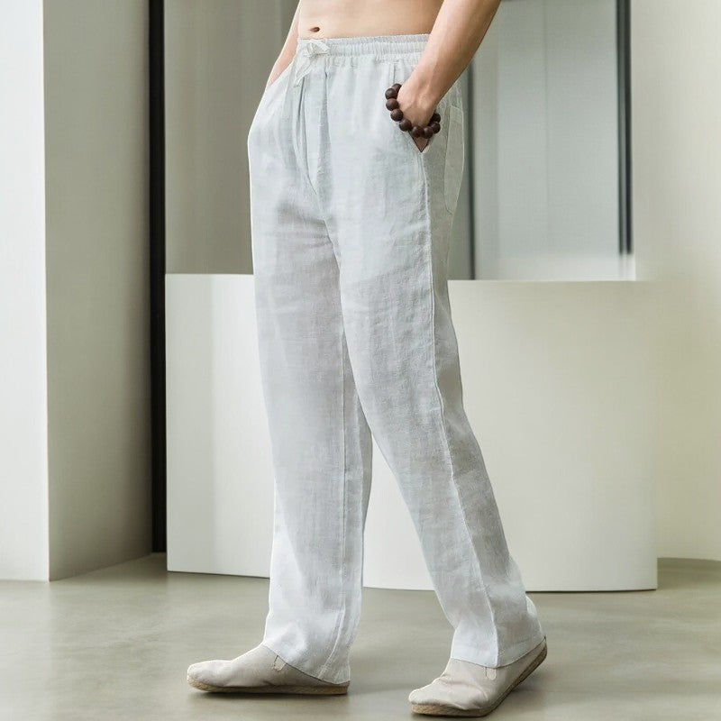 Pantalones de lino