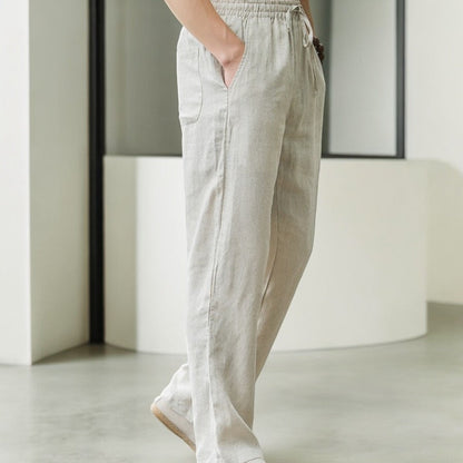 Pantalones de lino