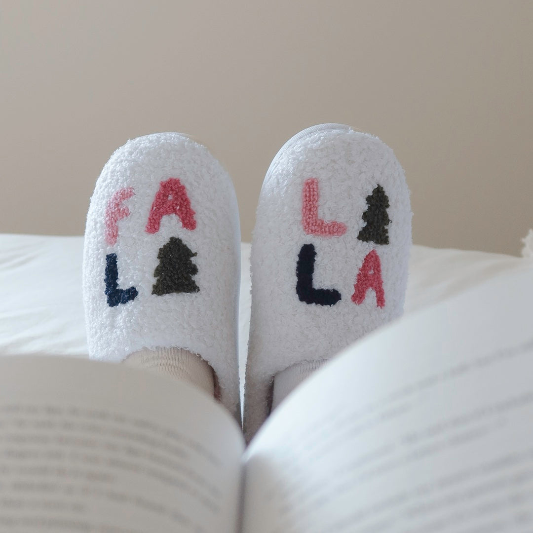 Pantuflas navideñas Falalala