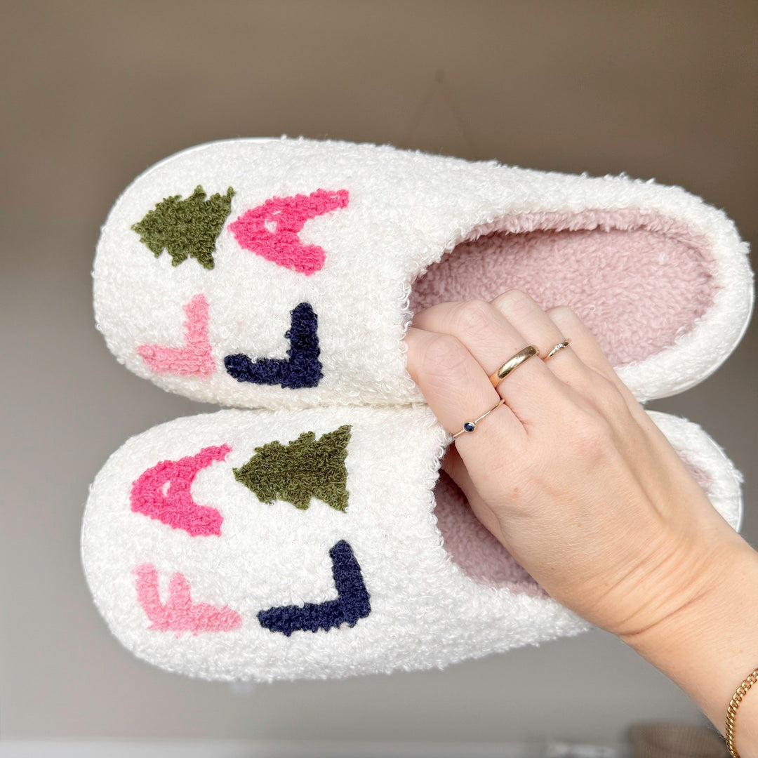 Pantuflas navideñas Falalala