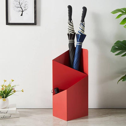 Paragüero metálico de estilo nórdico con diseño moderno y elegante