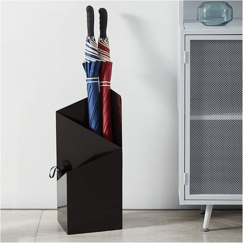 Paragüero metálico de estilo nórdico con diseño moderno y elegante