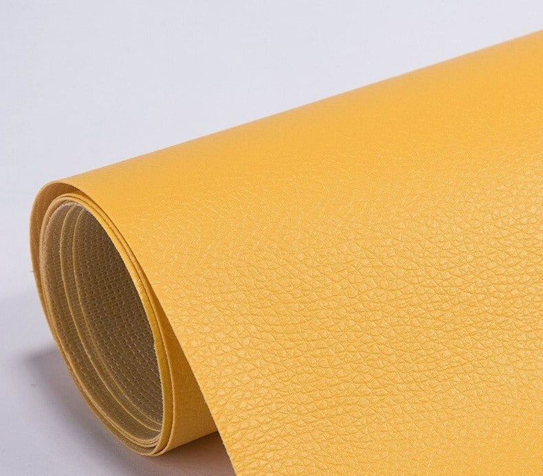 Parche de Reparación de Cuero PU Autoadhesivo - Impermeable y Fuerte