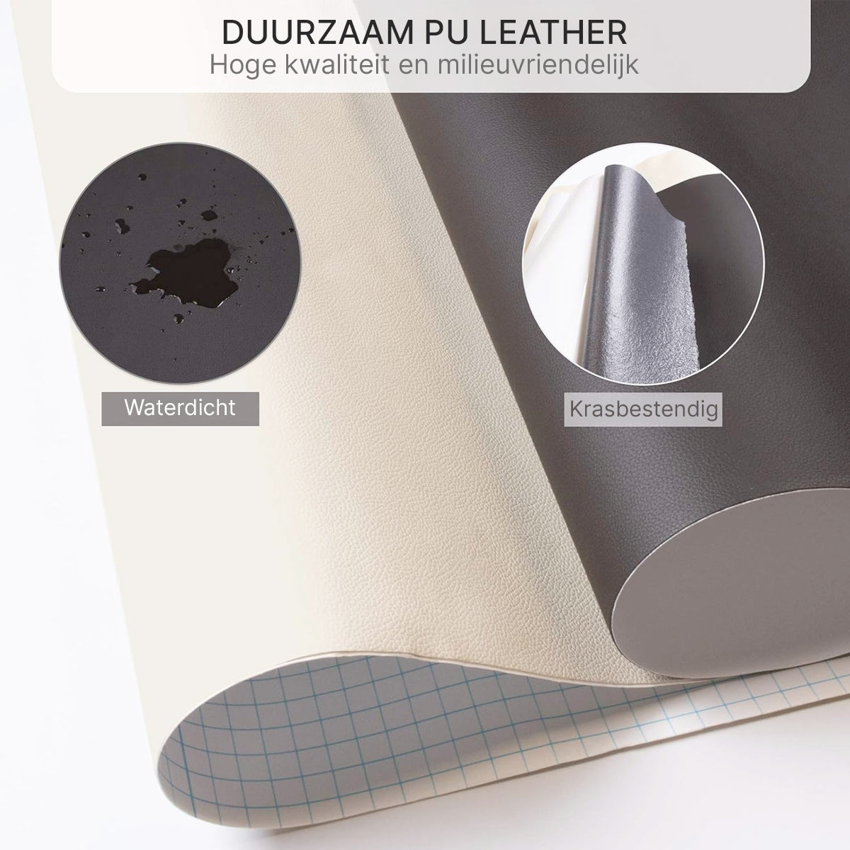 Parche de Reparación de Cuero PU Autoadhesivo - Impermeable y Fuerte