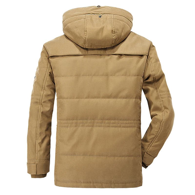 Parka con capucha para hombre