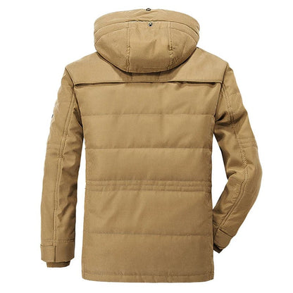Parka con capucha para hombre