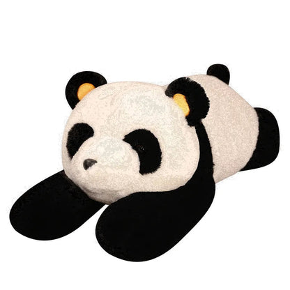 Peluche de panda gigante y perezoso, muñeco suave para máxima comodidad