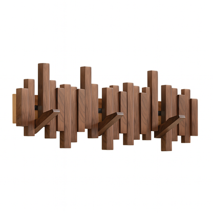 Perchero de Madera Sólida en Diseño de Piano | Zolavi