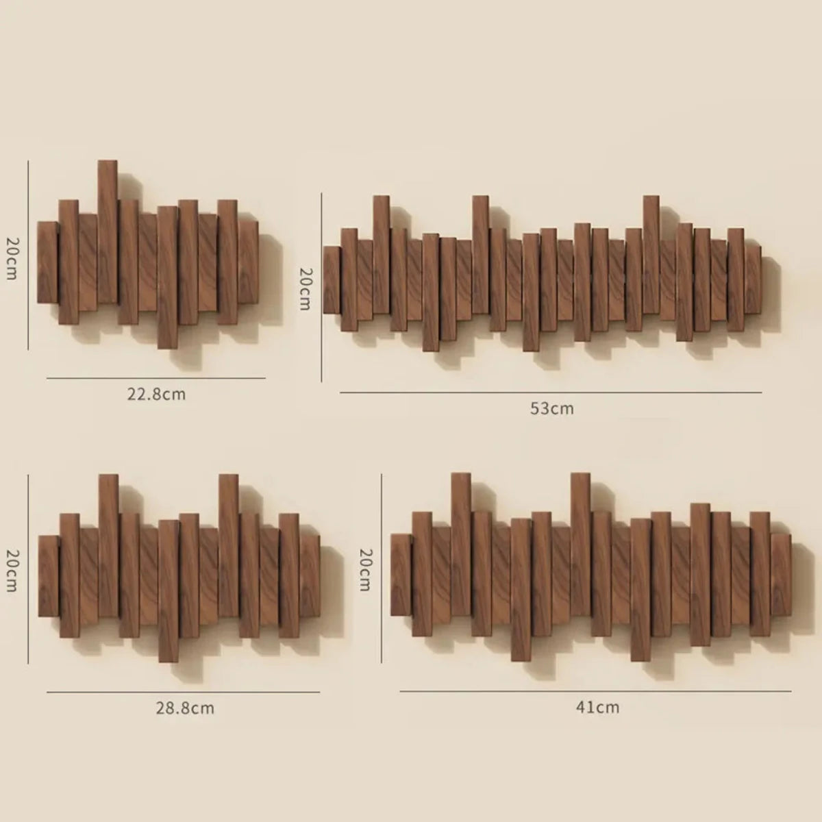 Perchero de Madera Sólida en Diseño de Piano | Zolavi