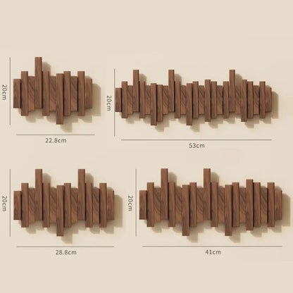 Perchero de Madera Sólida en Diseño de Piano | Zolavi