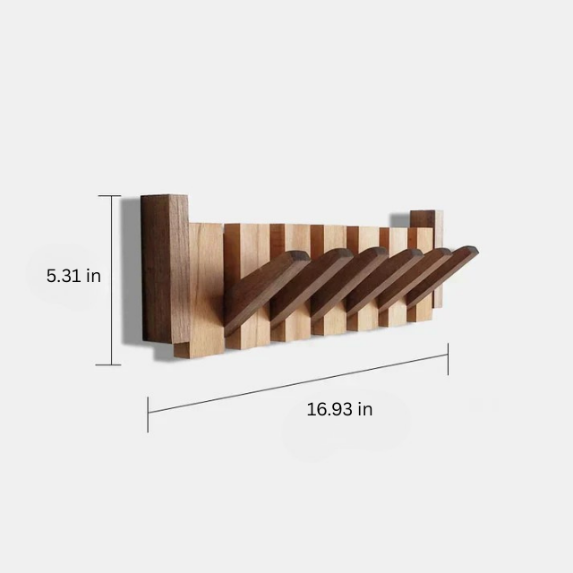 Perchero de Pared Inspirado en Piano Organizador Moderno | Toravi