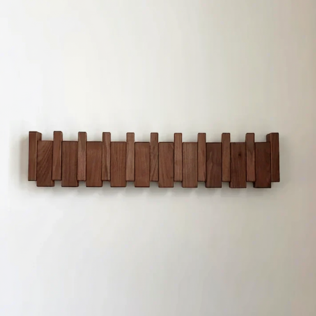 Perchero Kleshenger HarmonyCoat – Perchero de Madera Creativo para Pasillo y Entrada