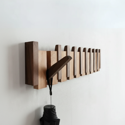 Perchero Kleshenger HarmonyCoat – Perchero de Madera Creativo para Pasillo y Entrada