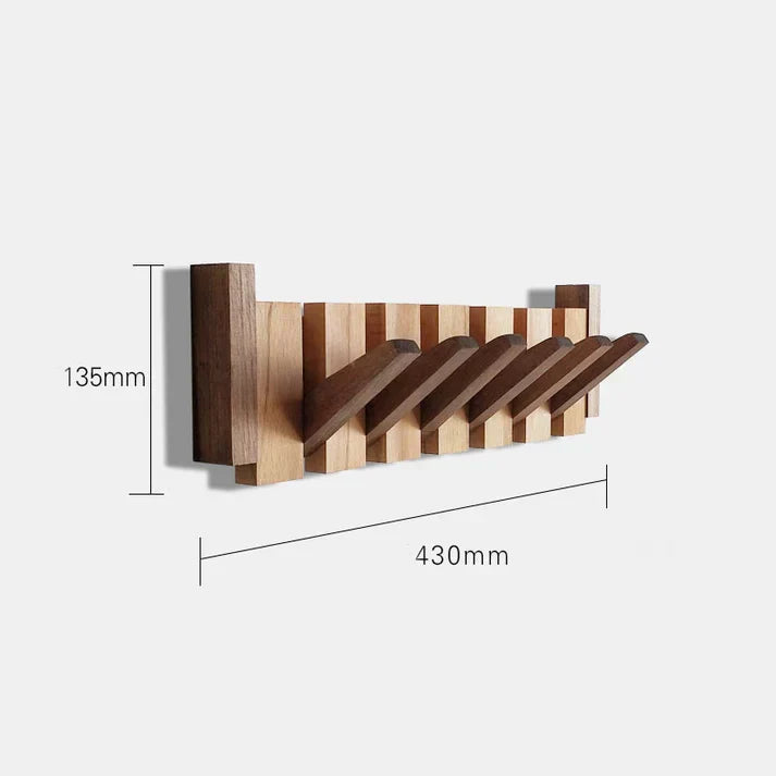 Perchero Kleshenger HarmonyCoat – Perchero de Madera Creativo para Pasillo y Entrada