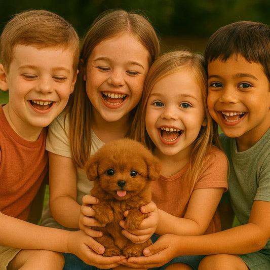 Perrito de Peluche Interactivo - Animal de Peluche Realista para Niños y Adultos con Movimientos y Sonidos