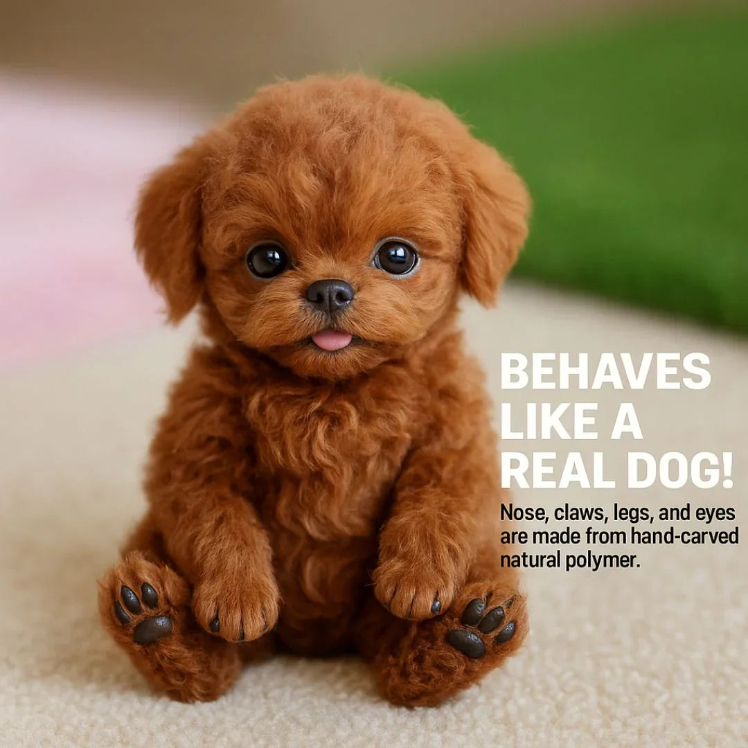 Perrito de Peluche Interactivo - Animal de Peluche Realista para Niños y Adultos con Movimientos y Sonidos