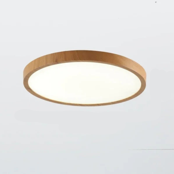 Plafón de techo redondo fino con luz LED regulable, moderno para salón y dormitorio