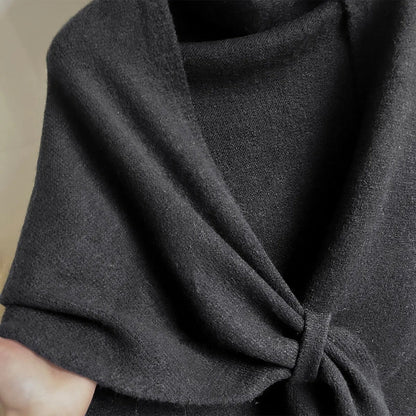 Poncho chal capa triangular suave