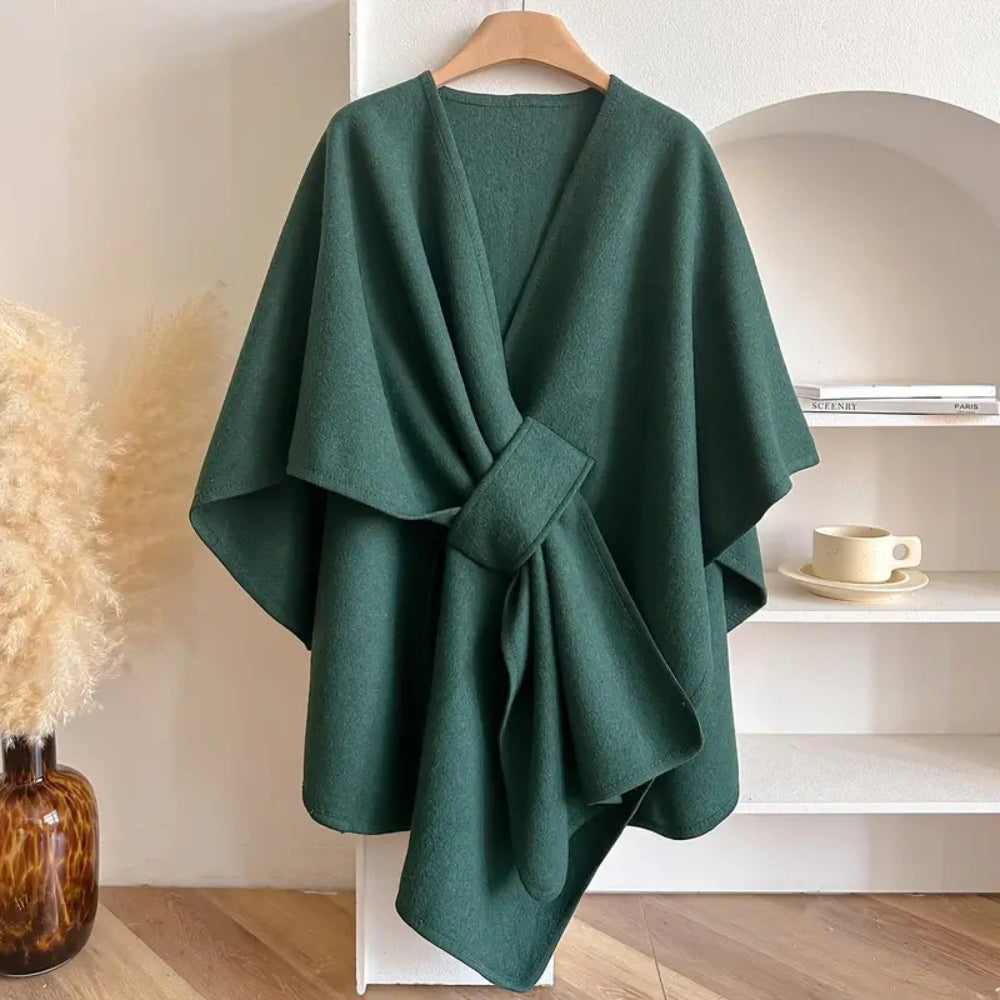 Poncho de Lujo Abrigo Cortaviento