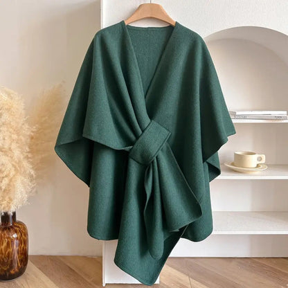 Poncho de Lujo Abrigo Cortaviento