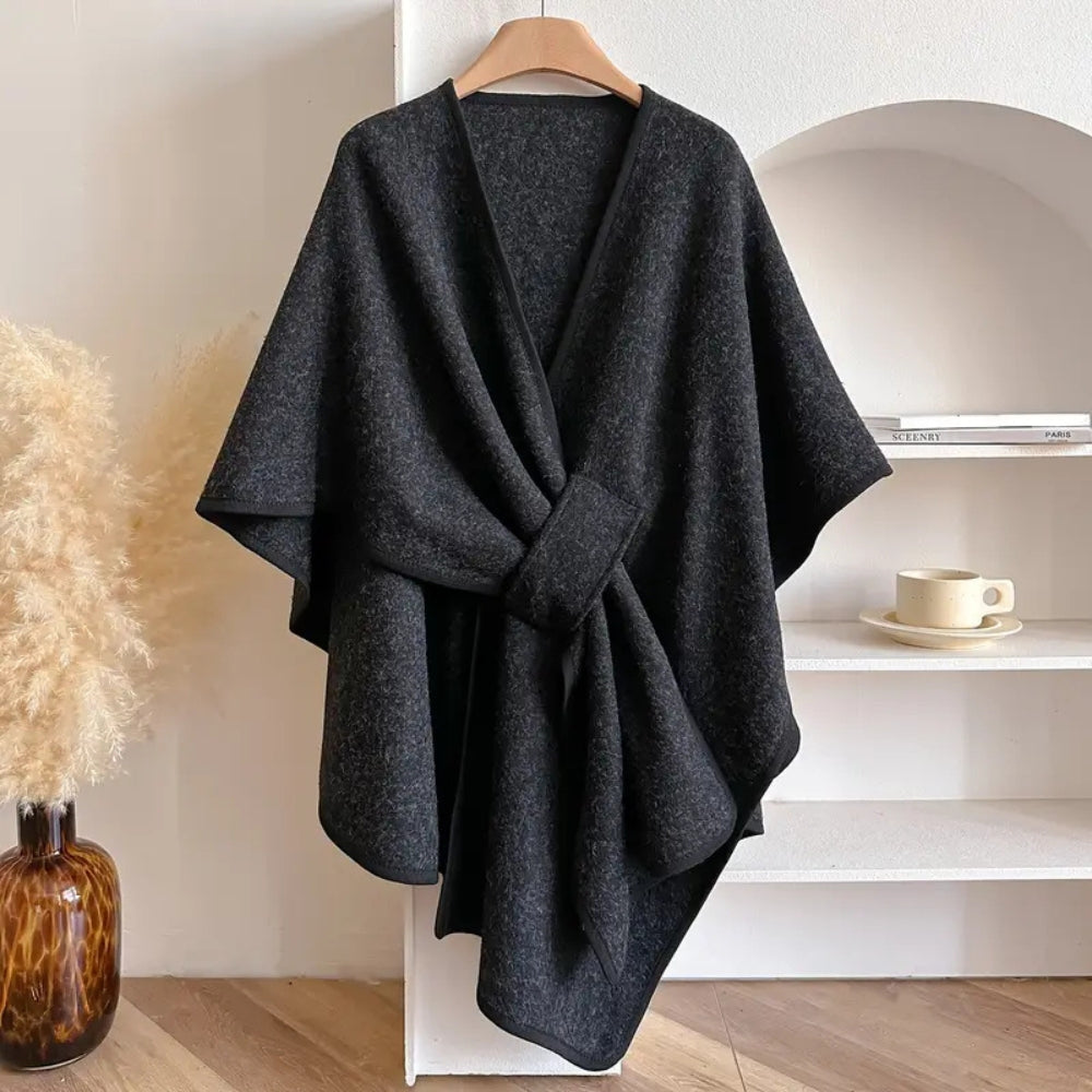 Poncho de Lujo Abrigo Cortaviento