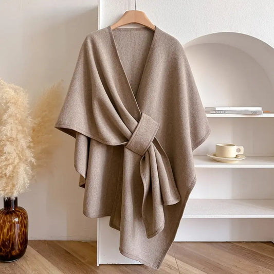 Poncho de Lujo Abrigo Cortaviento