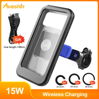Powerbank de 15W - Soporte Impermeable para Manillar de Bicicleta