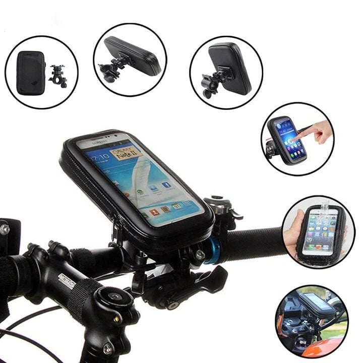 Powerbank de 15W - Soporte Impermeable para Manillar de Bicicleta