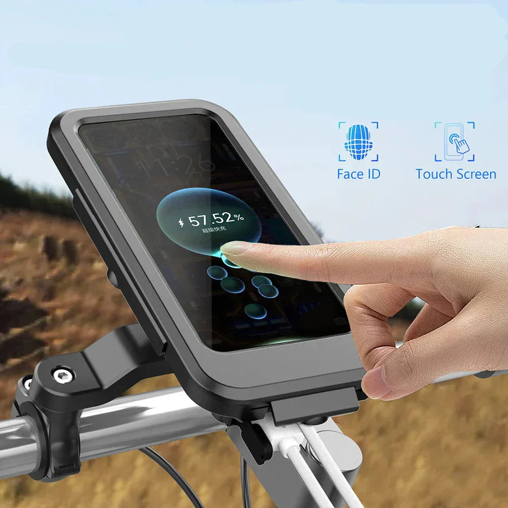 Powerbank de 15W - Soporte Impermeable para Manillar de Bicicleta