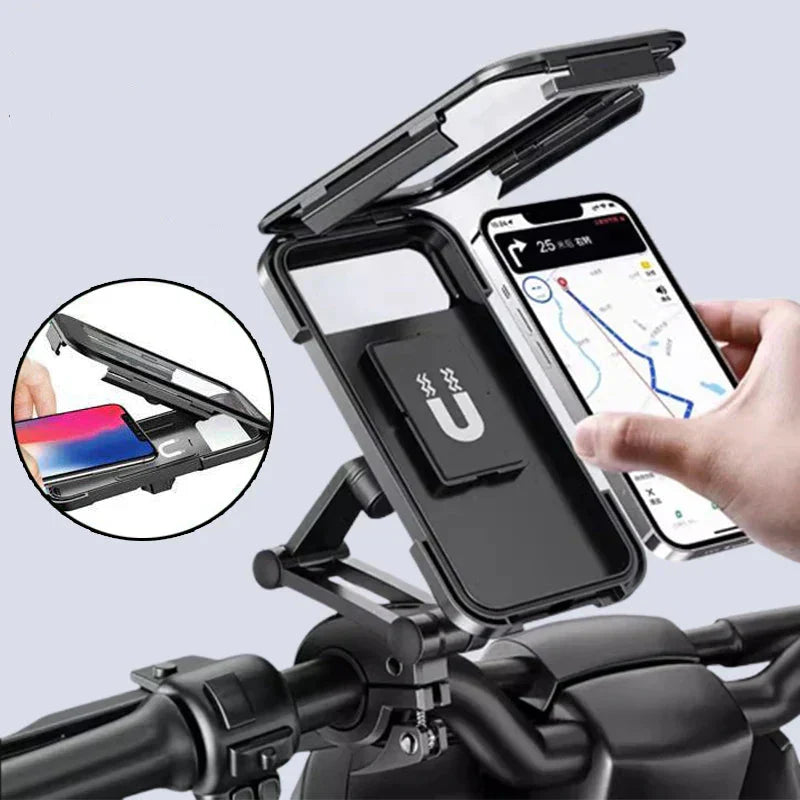 Powerbank de 15W - Soporte Impermeable para Manillar de Bicicleta