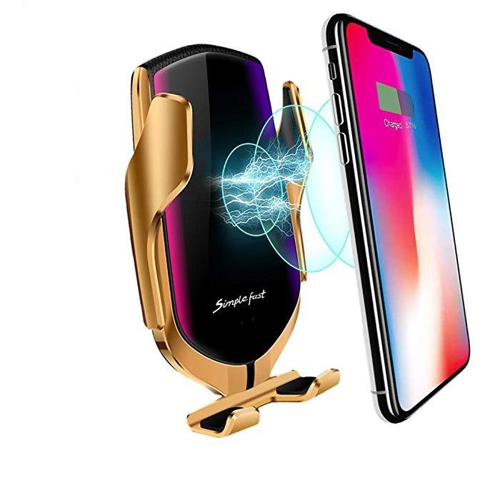 PREMIUM - Soporte de Teléfono con Sujeción Automática | Cargador Inalámbrico