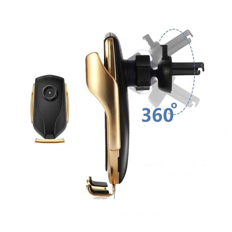 PREMIUM - Soporte de Teléfono con Sujeción Automática | Cargador Inalámbrico